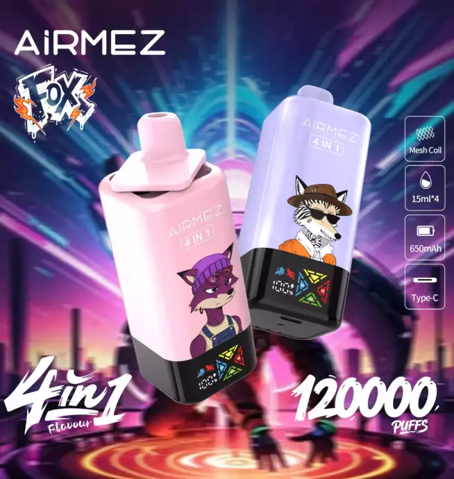 Airmez FOX 4 IN 1 – Vier Aromen, ein Erlebnis