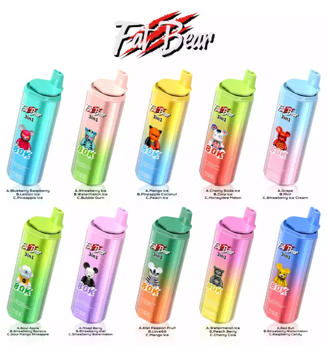 Aivono AIM FATBEAR 80K Puffs Dual Mesh Coil Vape