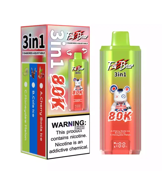 Aivono AIM FATBEAR 80K Puffs Dual Mesh Coil Vape