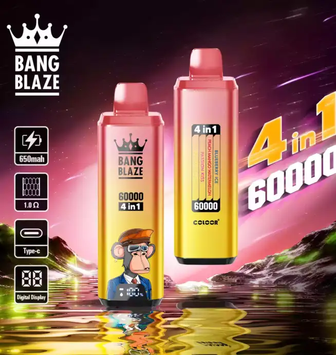 BANG BLAZE 60000 DSK050 – Vape mit 4 Aromen & Power