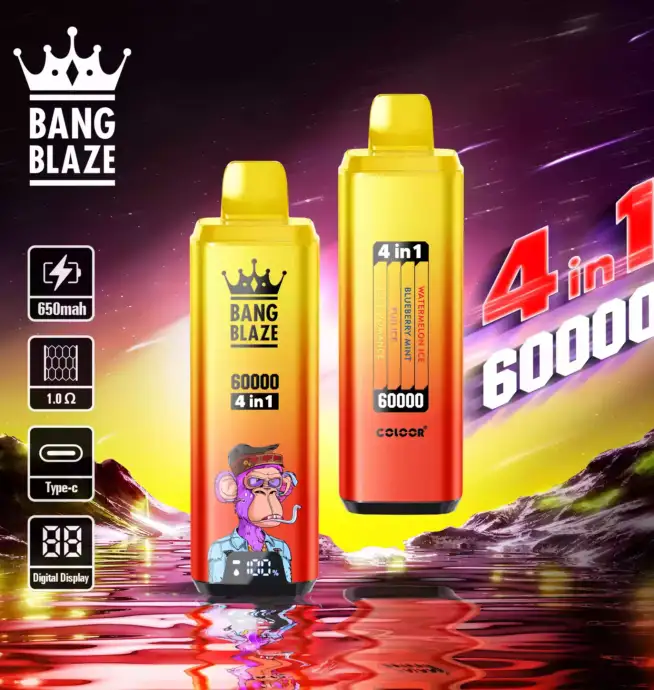 BANG BLAZE 60000 DSK050 – Vape mit 4 Aromen & Power