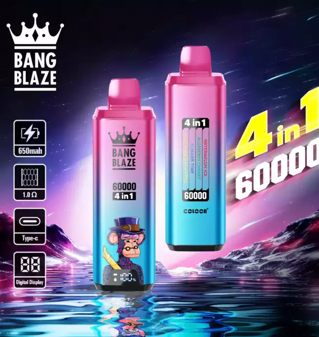 BANG BLAZE 60000 DSK050 – Vape mit 4 Aromen & Power