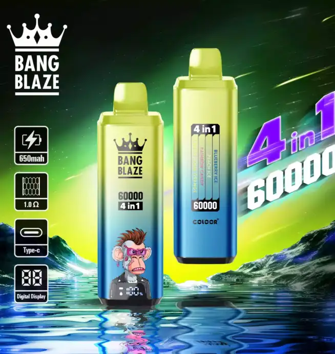 BANG BLAZE 60000 DSK050 – Vape mit 4 Aromen & Power