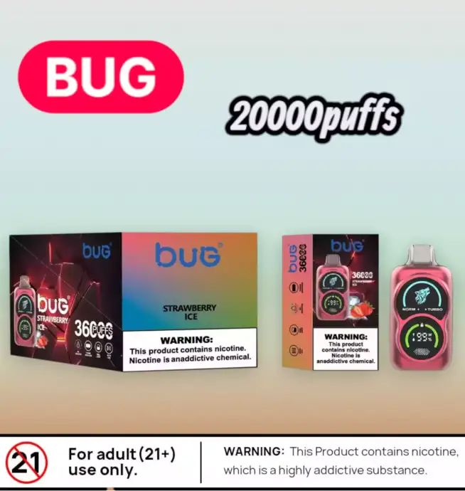 BUG 08 Wolf Head – 20000 Züge Einweg-Vape