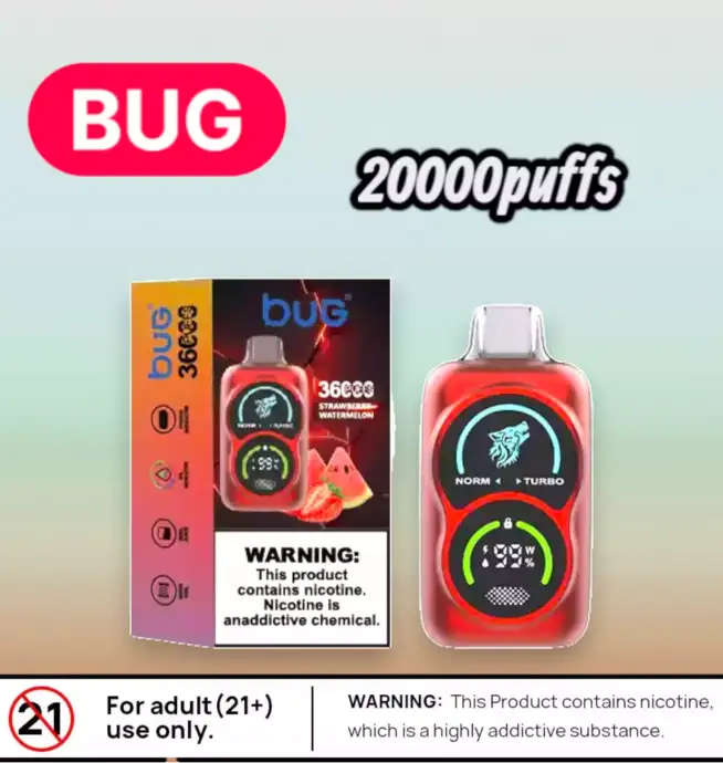BUG 08 Wolf Head – 20000 Züge Einweg-Vape