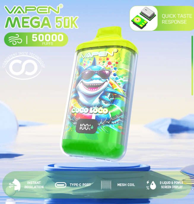 E-Zigarette mit 50.000 Zügen VAPEN MEGA 50K