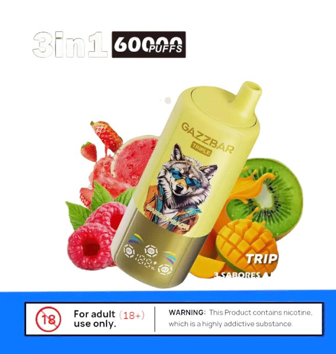 GAZZBAR Triple 3 in 1 60000 Puffs Genuss Vape