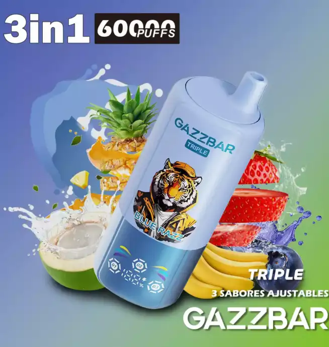 GAZZBAR Triple 3 in 1 60000 Puffs Genuss Vape