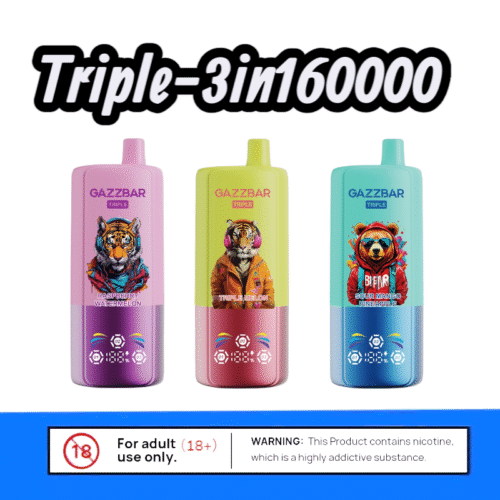 GAZZBAR Triple 3 in 1 60000 Puffs Genuss Vape