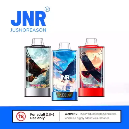 JNR Falcon Pro 28K Puffs Mesh Coil Technologie Vape