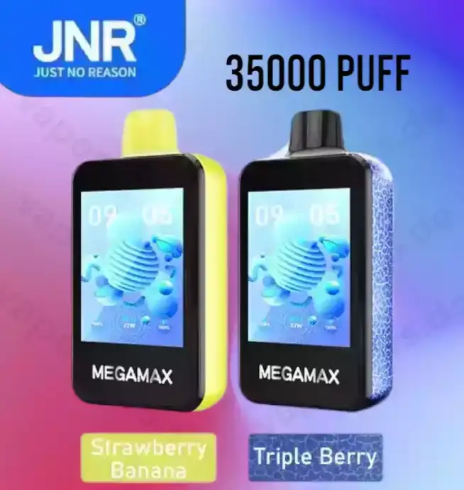 JNR MEGA MAX 35000 PUFF & smarte Features Vape