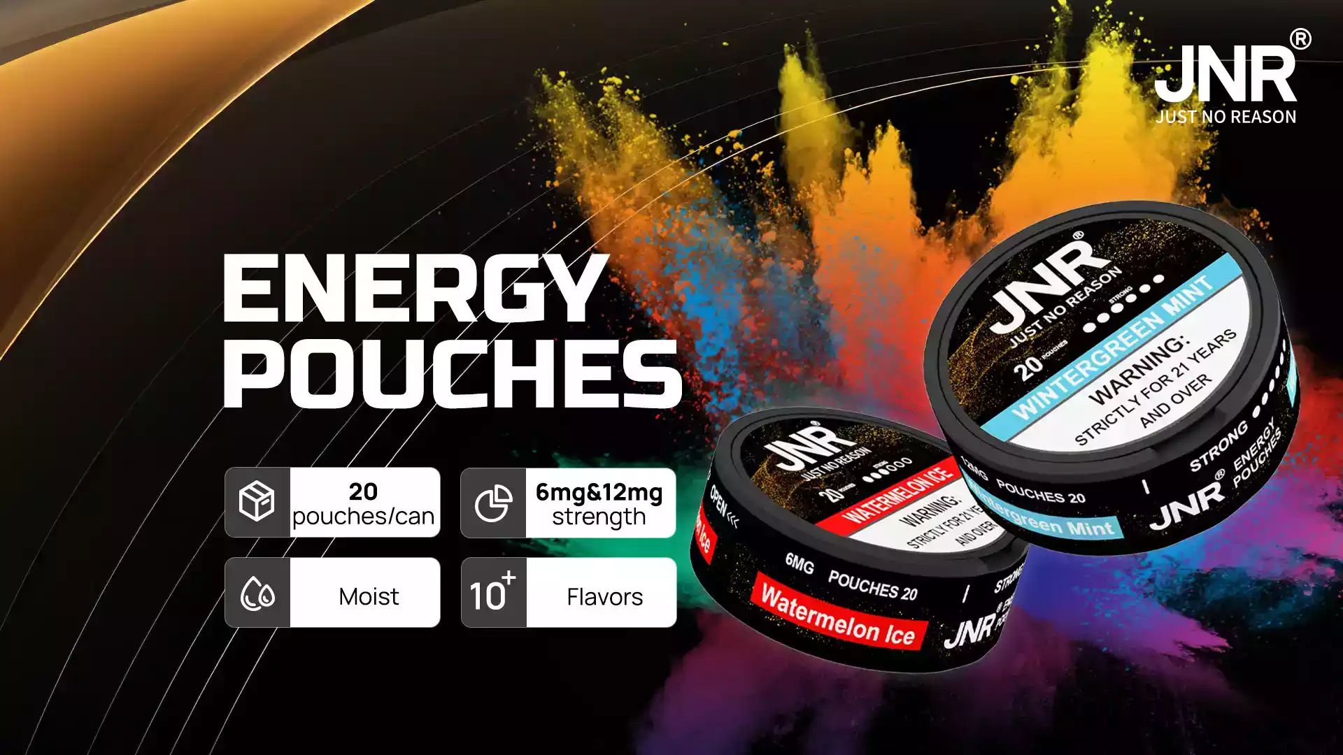 JNR Nicotine Pouches 25mg – Stark. Frisch. Tabakfrei.