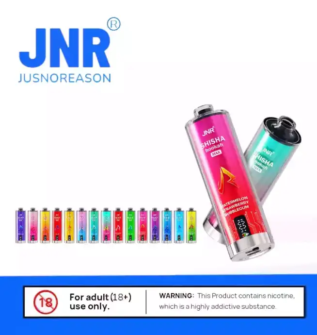 JNR Shisha Hookah Max 22K Puff Mesh Coil Technologie.Vape