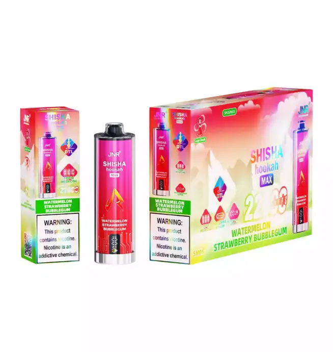 JNR Shisha Hookah Max 22K Puff Mesh Coil Technologie.Vape