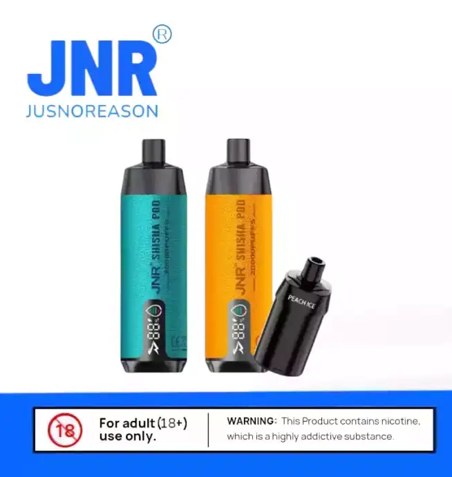 JNR Shisha Pod 20000 Puffs Dual Mesh Coil Vape