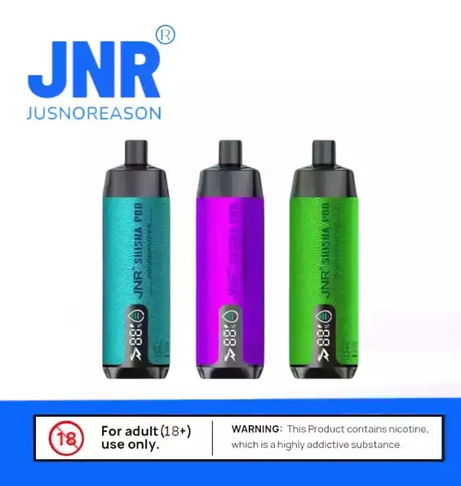 JNR Shisha Pod 20000 Puffs Dual Mesh Coil Vape