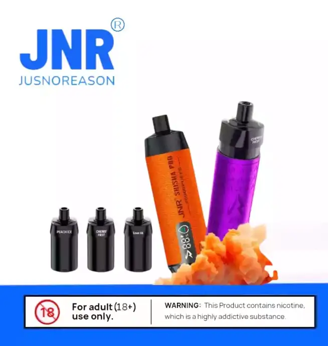 JNR Shisha Pod 20000 Puffs Dual Mesh Coil Vape