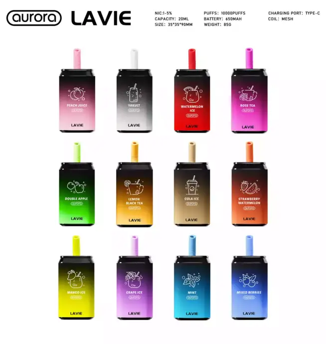 LAVIE Aurora 11000 – Premium Vape mit Stil & Power