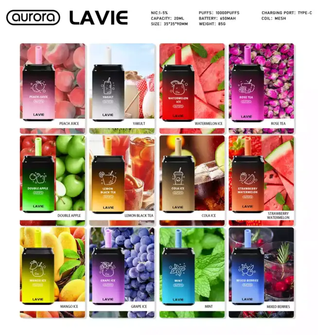 LAVIE Aurora 11000 – Premium Vape mit Stil & Power