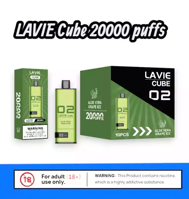 LAVIE Cube 20000 – Flach. Aromatisch. Stark.