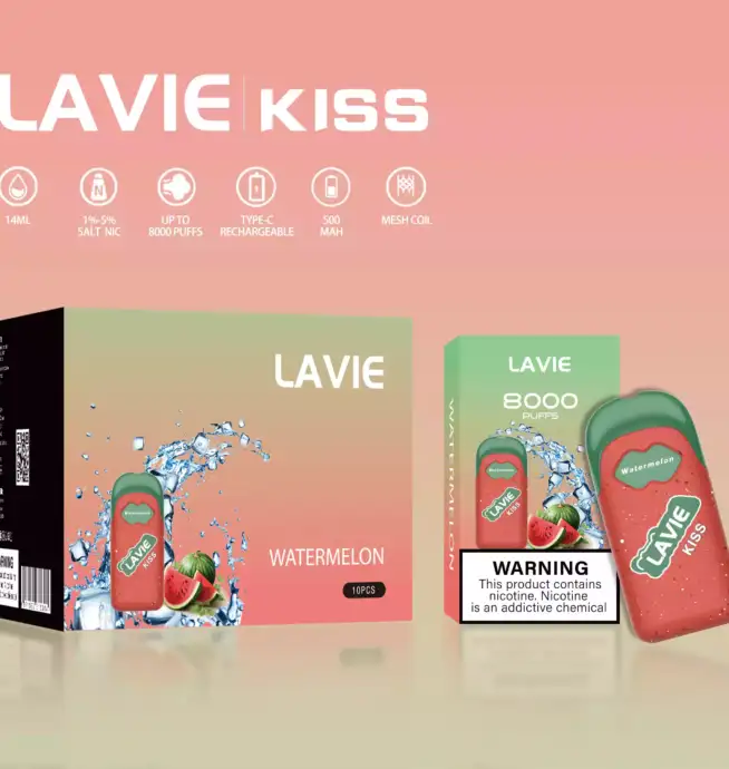 LAVIE KISS 8000 – Austauschbarer Pod-Style Vape