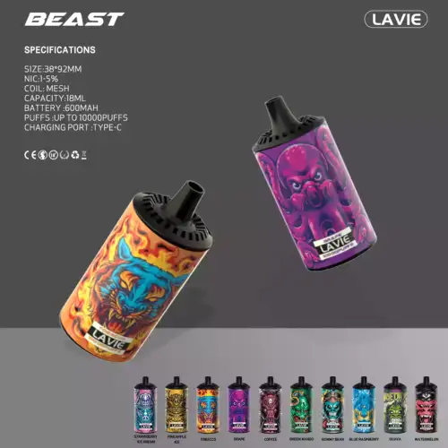 Lavie Rockt 10000 – Kompakter Vape mit Geschmack