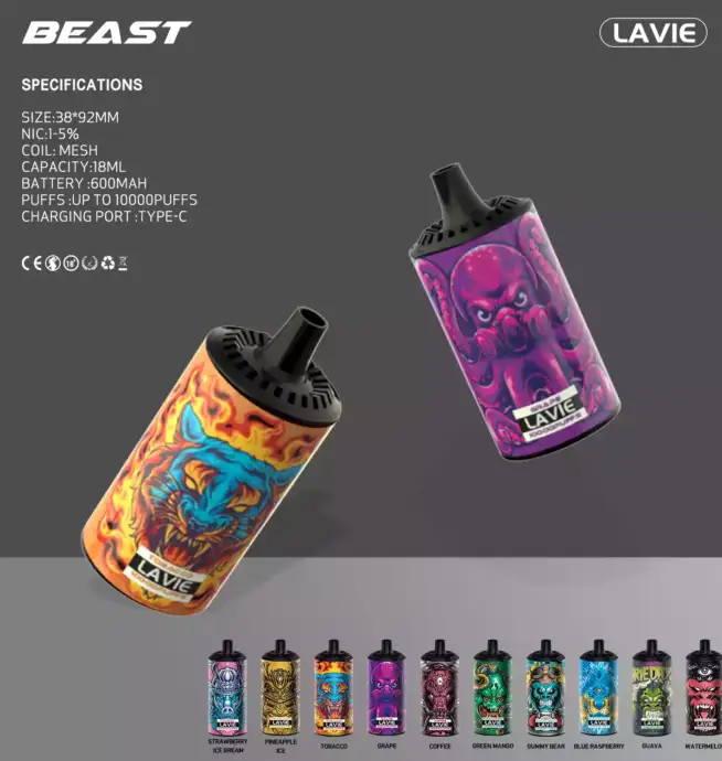 Lavie Rockt 10000 – Kompakter Vape mit Geschmack