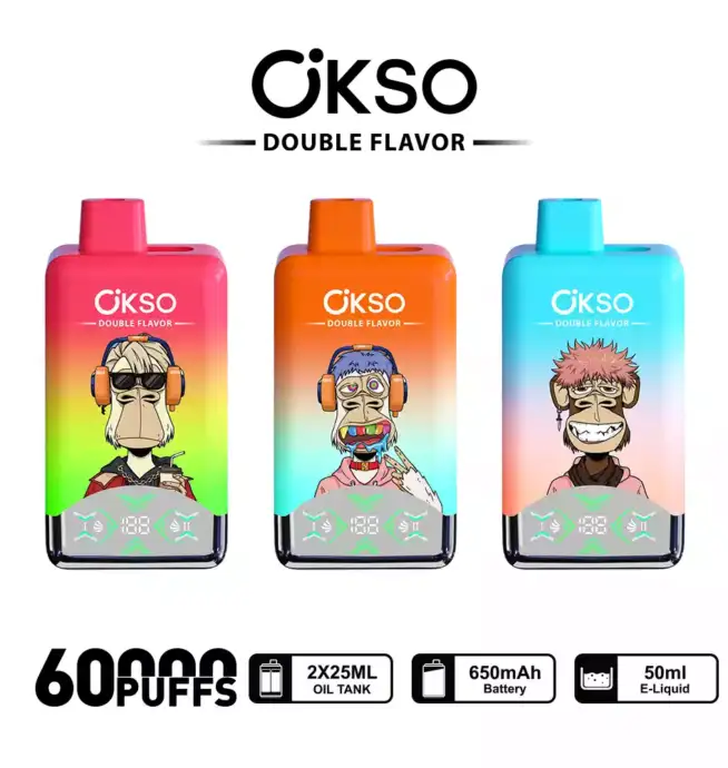 OKSO Double Flavor 60k – Einweg-E-Zigarette