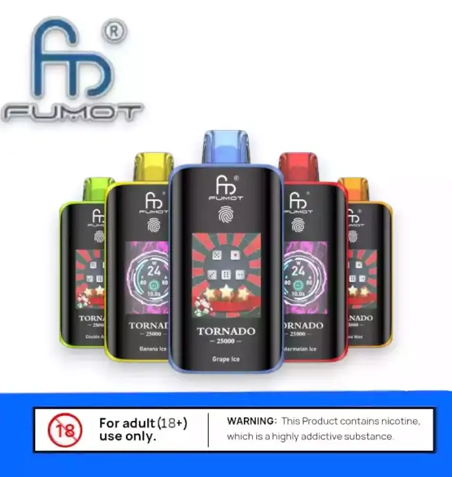 RandM Fumot Tornado 25000 Züge 25K – Vape mit Display & Power