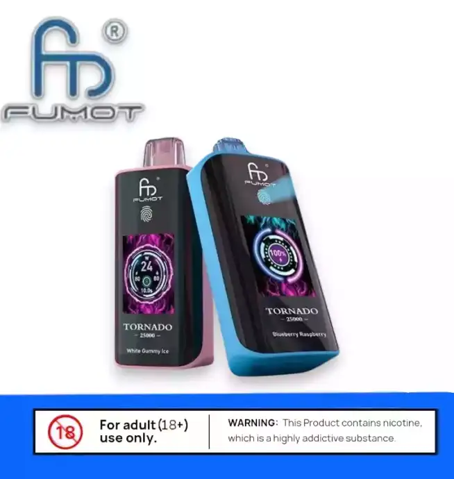RandM Fumot Tornado 25000 Züge 25K – Vape mit Display & Power