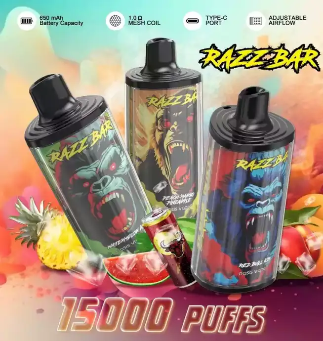 Razz Bar 15000 – Kompakter Vape mit Ausdauer