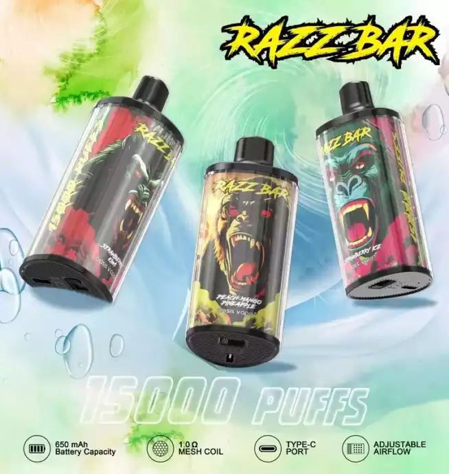 Razz Bar 15000 – Kompakter Vape mit Ausdauer