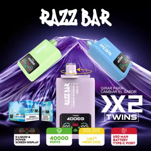 Razz Bar 40000 – Dual Flavor, doppelte Power