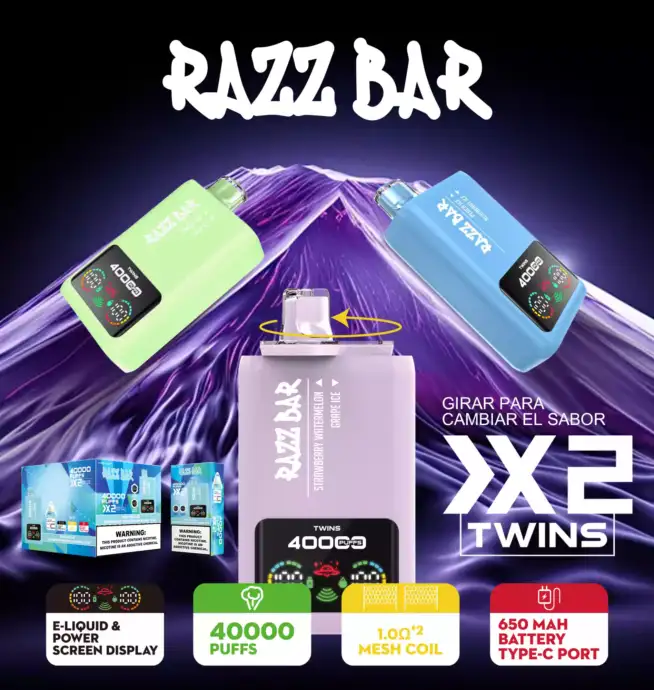 Razz Bar 40000 – Dual Flavor, doppelte Power