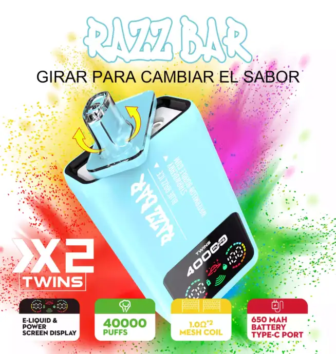 Razz Bar 40000 – Dual Flavor, doppelte Power