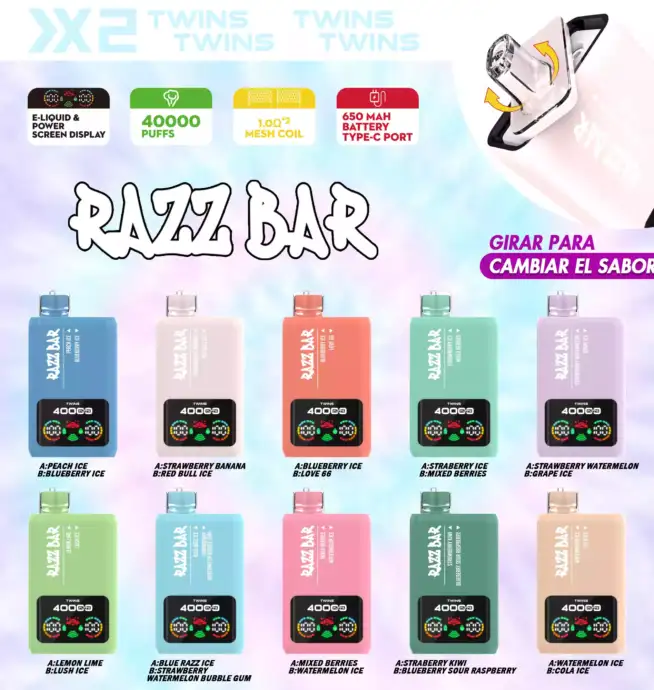 Razz Bar 40000 – Dual Flavor, doppelte Power