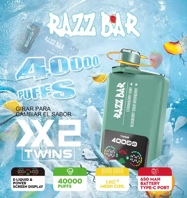 Razz Bar 40000 – Dual Flavor, doppelte Power