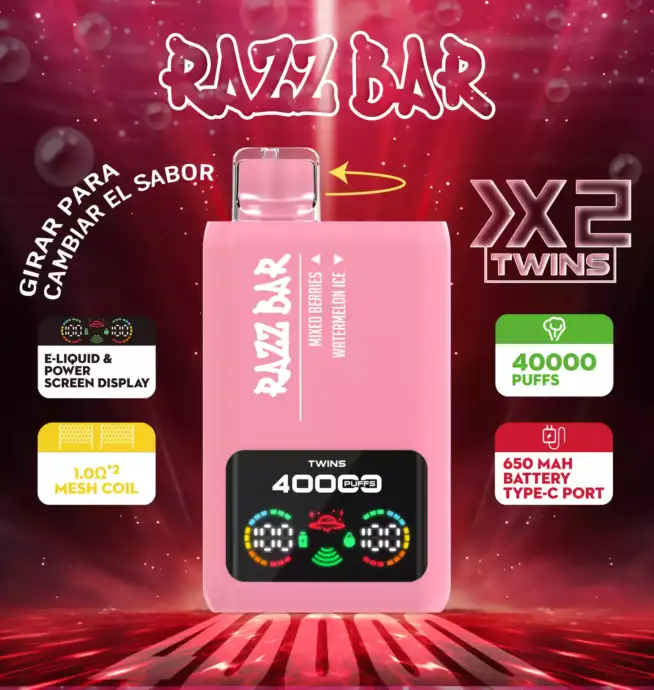 Razz Bar 40000 – Dual Flavor, doppelte Power