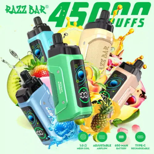 Razz Bar 45000 – Kompakt Stark Aromatisch