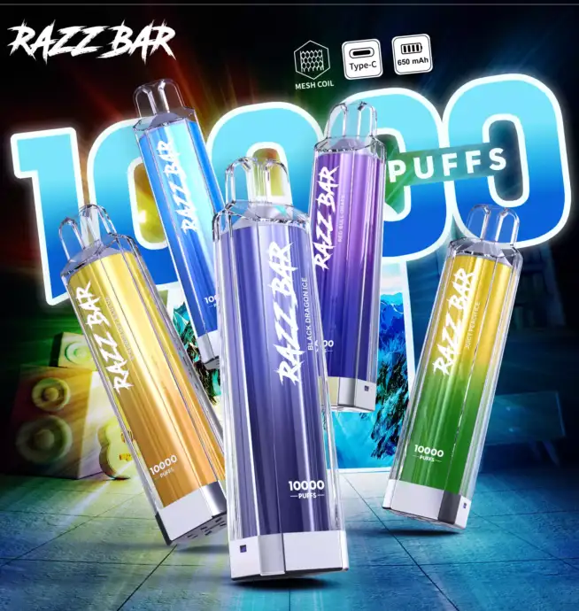Razz Bar Crystal 10000 – Klar. Kompakt. Kräftig.