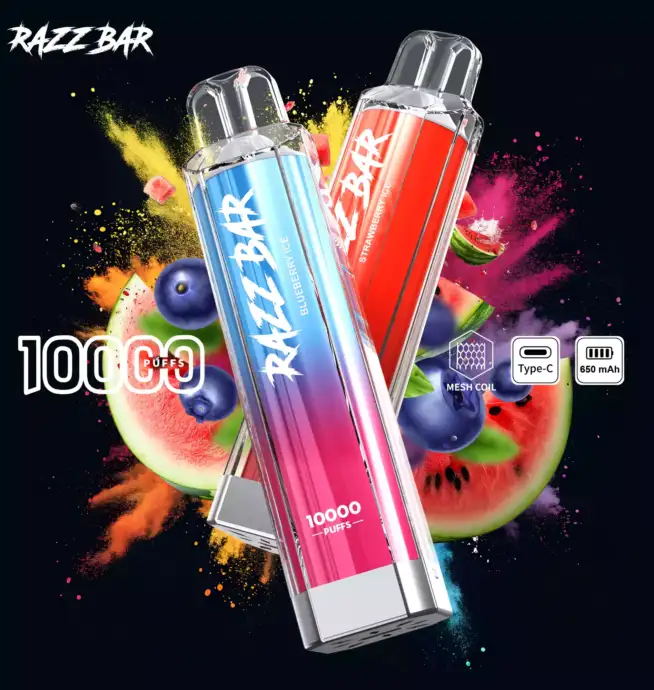 Razz Bar Crystal 10000 – Klar. Kompakt. Kräftig.