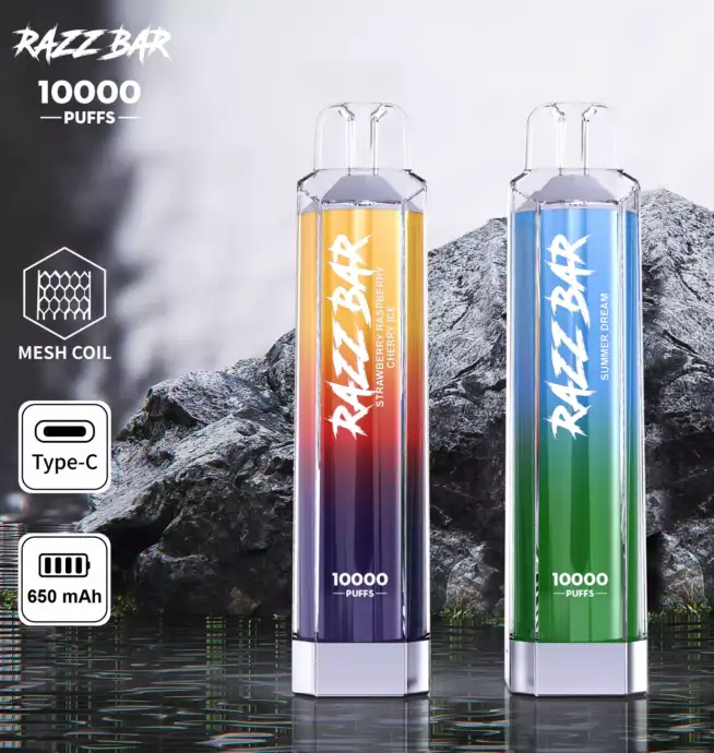 Razz Bar Crystal 10000 – Klar. Kompakt. Kräftig.