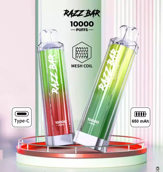 Razz Bar Crystal 10000 – Klar. Kompakt. Kräftig.