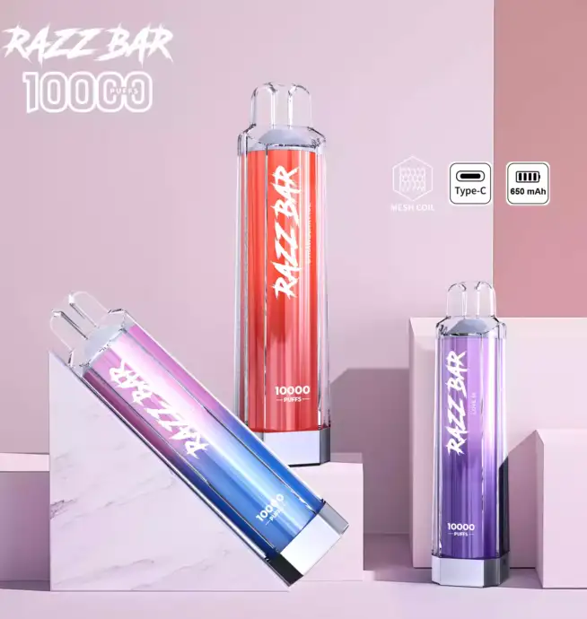 Razz Bar Crystal 10000 – Klar. Kompakt. Kräftig.