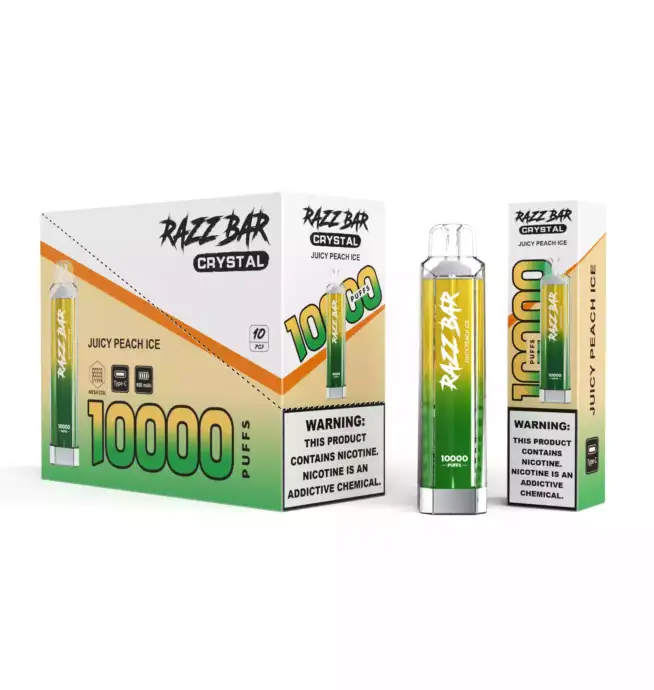 Razz Bar Crystal 10000 – Klar. Kompakt. Kräftig.