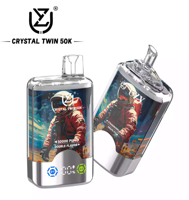 UZY CRYSTAL TWIN 50000 – Vape mit 2 Aromen & Power