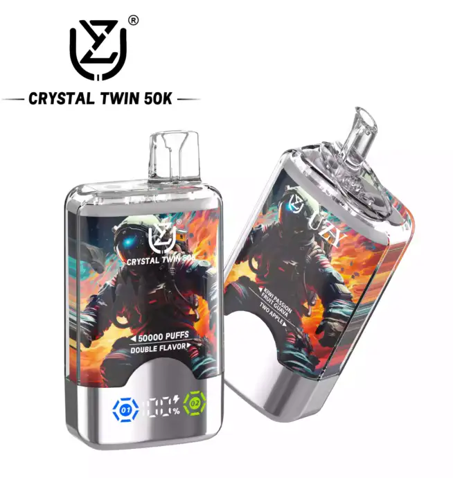 UZY CRYSTAL TWIN 50000 – Vape mit 2 Aromen & Power