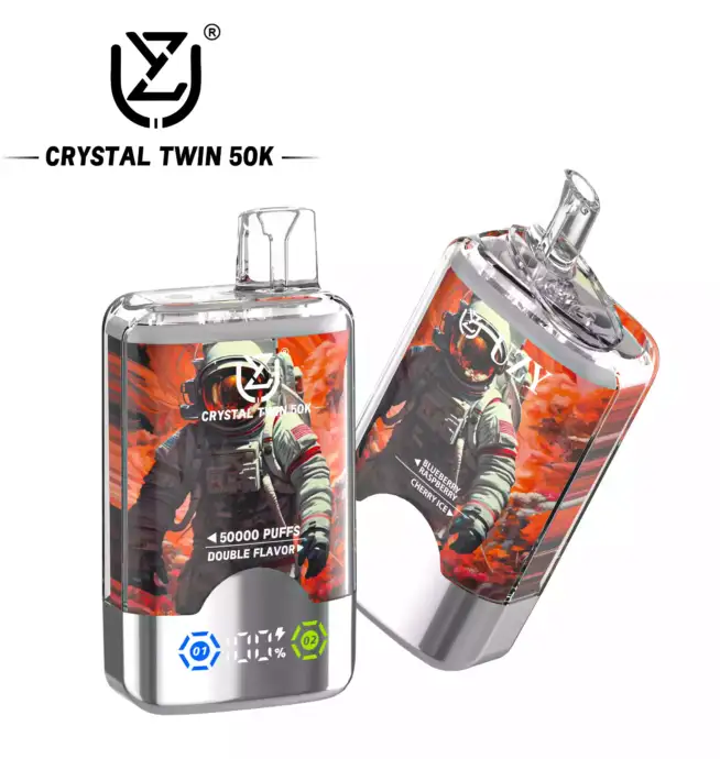 UZY CRYSTAL TWIN 50000 – Vape mit 2 Aromen & Power