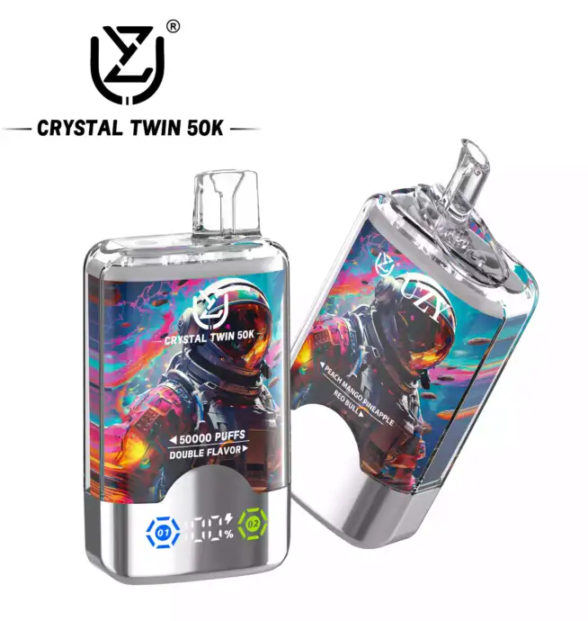 UZY CRYSTAL TWIN 50000 – Vape mit 2 Aromen & Power