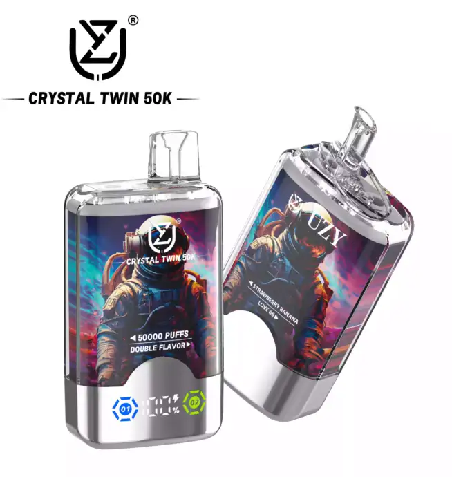 UZY CRYSTAL TWIN 50000 – Vape mit 2 Aromen & Power